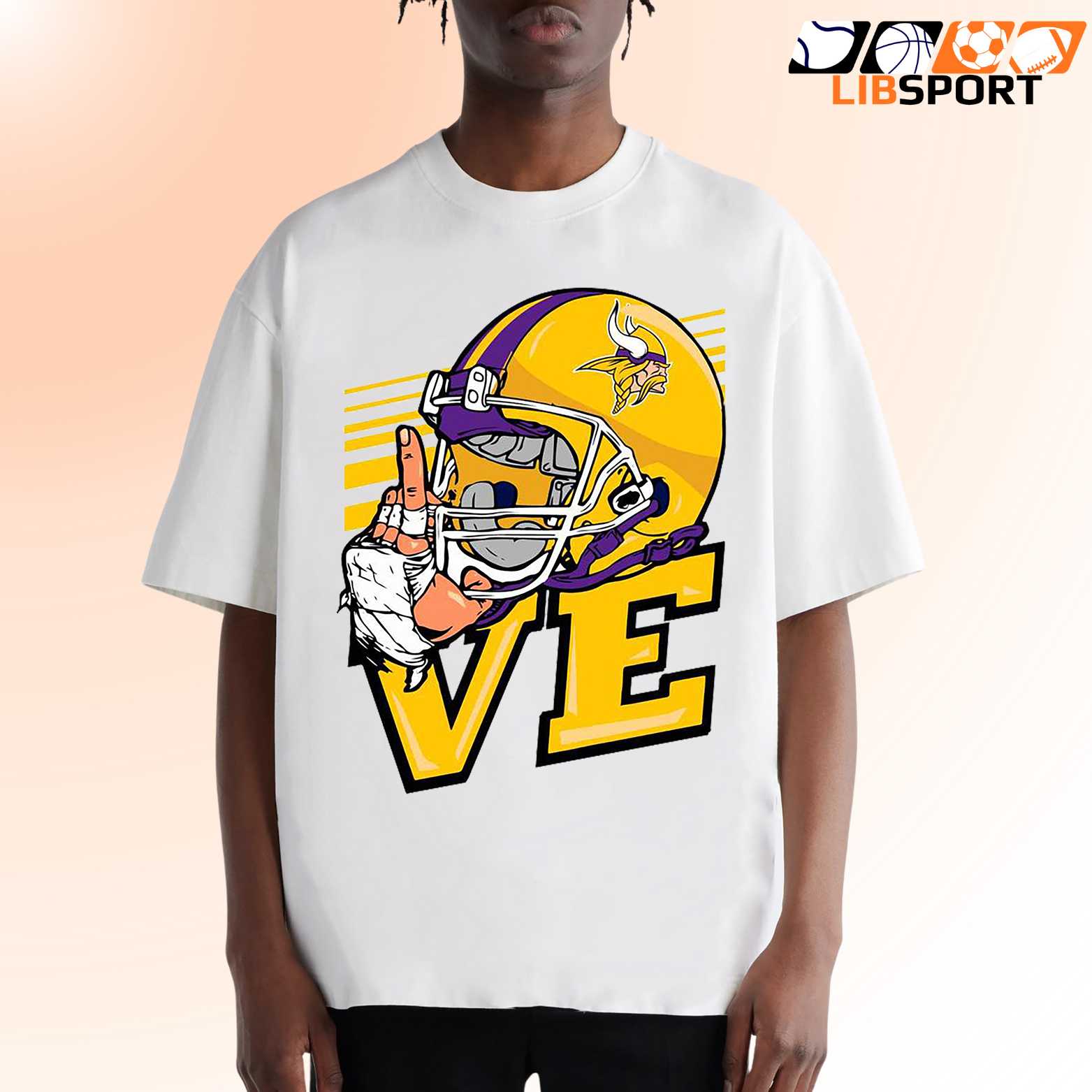 Minnesota Vikings Love T Shirt, Unisex Game Day Streetwear Shirt